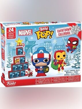 Marvel Funko Bitty Pop! Countdown Calendar  Holiday Advent 24pc New Sealed
